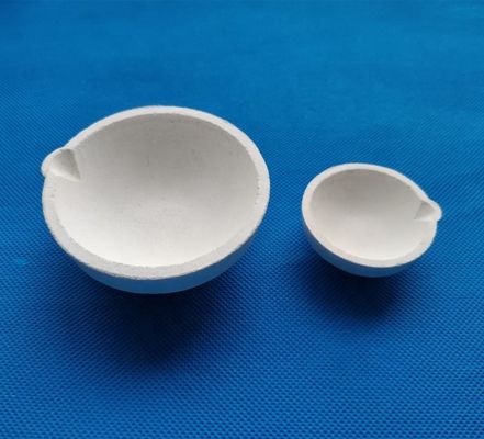 中国 100 - 金/銀のための2500G水晶ガラスのるつぼ/無水ケイ酸の陶磁器のるつぼ サプライヤー