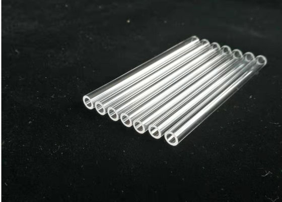 6mm ODの石英ガラスのガラス管の端の火の磨かれた無水ケイ酸のガラス管 サプライヤー