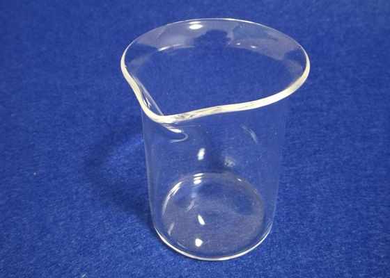 利用できる口の通関サービスの透明な石英ガラスのガラス ビーカー50ML サプライヤー