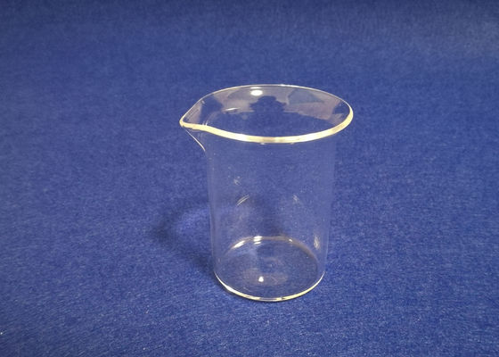 利用できる口の通関サービスの透明な石英ガラスのガラス ビーカー50ML サプライヤー