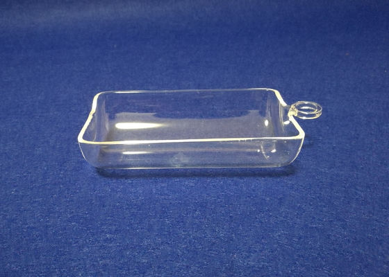 水晶ガラスの燃焼のボート/リングと顧客用石英ガラスのボート サプライヤー
