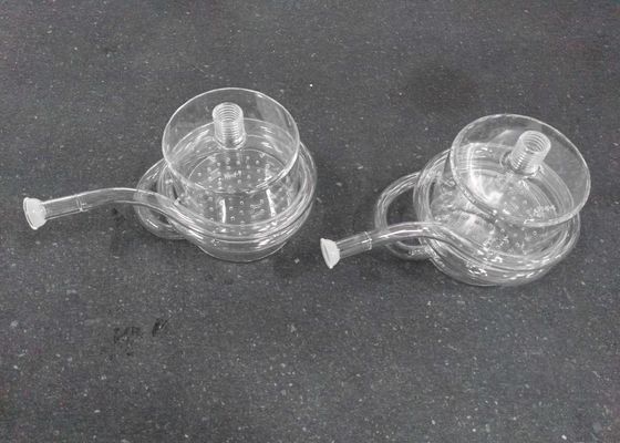 水晶ガラスの実験室リアクターびんの螺線形の管が付いている高い化学性能のタイプ サプライヤー