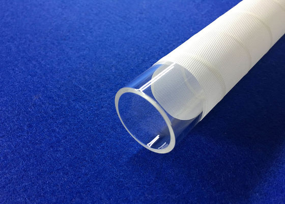 PECVDはODを太陽企業の高温抵抗で使用された白3M繊維が付いている30のmmの水晶ガラス管溶かしました サプライヤー