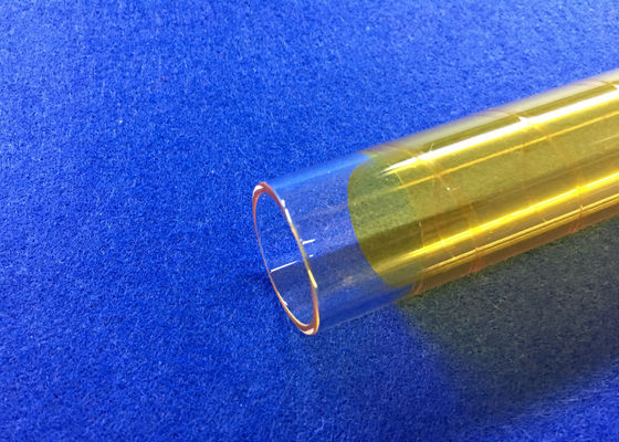 PECVDはODを塗られたPhotocoltaicの企業で使用された黄色3M繊維で覆われた30のmmの水晶ガラス管溶かしました サプライヤー