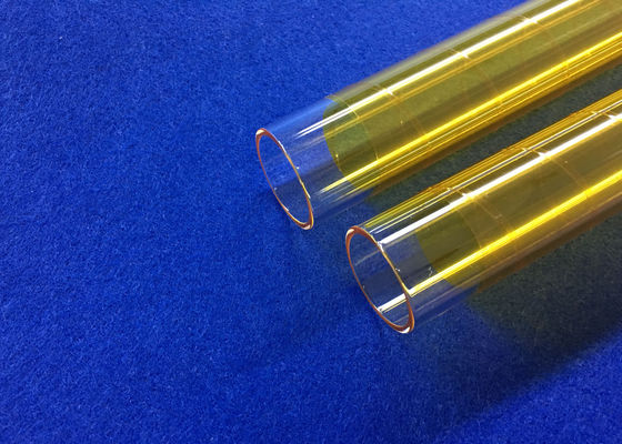 PECVDはODを塗られたPhotocoltaicの企業で使用された黄色3M繊維で覆われた30のmmの水晶ガラス管溶かしました サプライヤー