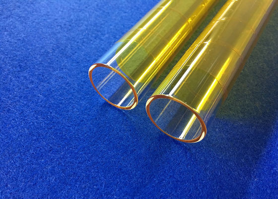 PECVDはODを塗られたPhotocoltaicの企業で使用された黄色3M繊維で覆われた30のmmの水晶ガラス管溶かしました サプライヤー